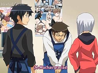 anime hentai babe's clothes ripped off in wild first episode