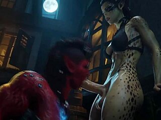 futanari action unfolds in wild hentai fantasy scenes