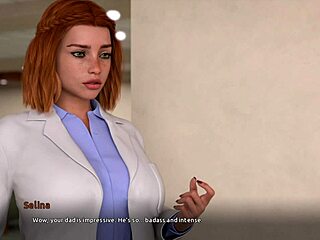 become a rock star in selina’s route, episode 83. homemade anime game with redhead big tits action.