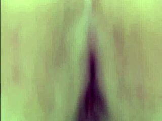 mature latina ann shakes her ass in leggings and fishnets during hidden camera bathroom worship.