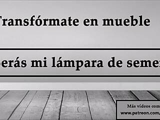 I want you to become my cum lamp furniture, okay?