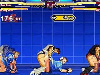 Chun-Li Takes on Wild 6P Action in Hentai Scene!