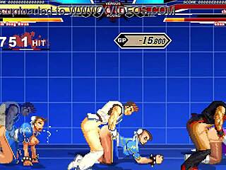 Chun-Li Takes on Wild 6P Action in Hentai Scene!