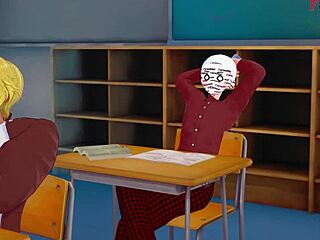 kuroka from hs dxd gets wild in this full 3d hentai fantasy.