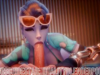 Widow Goes Deep on Cock at Beach in Wild Hentai Action Scene