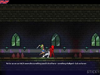 crisis point extinction v0 46 sees cute blonde with big ass pounded by monster cock in hentai game part 2