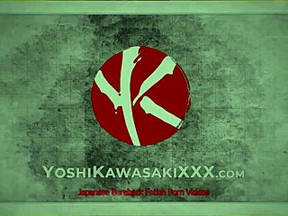 Japanese yoshi kawasaki plays rough with his massive tool in solo action
