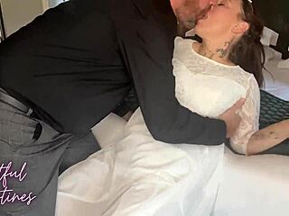 creampie pregnant daughter-in-law right before wedding 😱