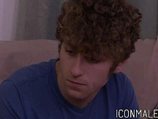 Brandon wilde casually pillages calvin banks' booty with monster cock in hardcore riding.