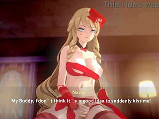 Navia Sneaks Aether for a Wild Night in 3D