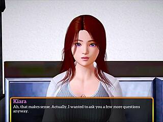 Brunette in Anime Family Adventure