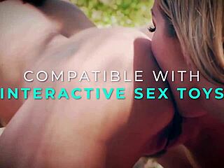 Valentina Nappi with Big Naturals Makes Girlfriend's Pussy Cream in Lingerie