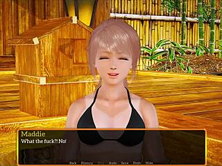 Exploring my new family in an erotic game