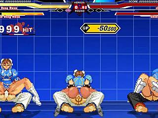 Chun-Li Takes on Wild 6P Action in Hentai Scene!