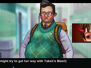 Taffy tales part 4: anime game with teacher and student