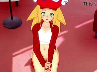 Roll from Megaman needs servicing and lubrication in wild hentai action. Anime fans watch now.