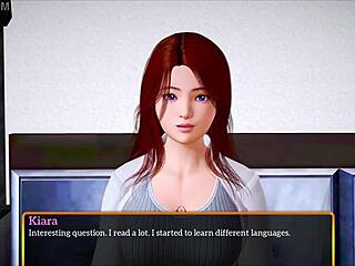 Brunette in Anime Family Adventure