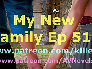 Exploring my new family in an erotic game