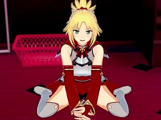 Curious About Mordred Pendragon's Wild Side in Fate Apocrypha? See Her Intense Solo Session and Epic Finish.