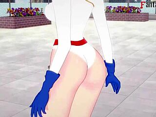 power girl free pov with super man in fantasy