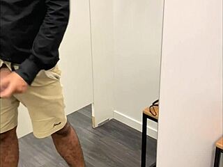 Overwhelmed By Desire In The Mall Dressing Room