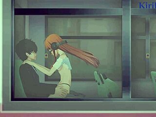 futaba sakura, ann takamaki, ren amamiya in wild hentai action