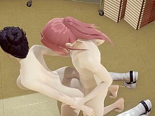 Uncensored Hentai - Shoko’s Hard Sex in Library Scene