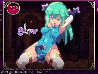 yo, check this sexy succubus mage kanade in futanari dungeon quest part 3