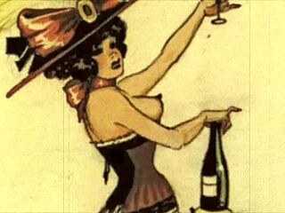 I love these vintage erotic drawings, so hairy and retro!