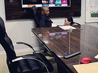 Brazilian interracial gay blowjob with big cock in public spot