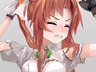 hey, kagerou from kantai collection gets wild in anime hentai