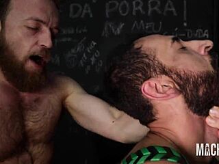 In Sao Paulo, Brazilian guys engage in wild bareback orgy without condoms