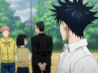 Jujutsu Hentai Action in Raw Anime Scene