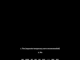 Curvy mature woman in 3D game with big tits.