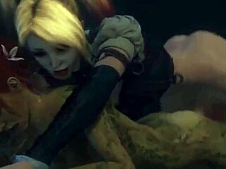 Just saw Harley Quinn getting slammed hard in this compilation