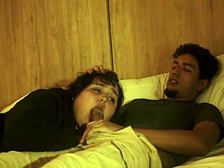 Mi hermanastro notices we're alone and gets naughty with me. Alisongonzalez26 takes a hard pounding.