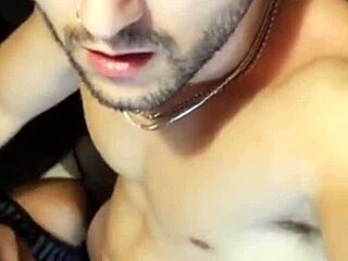 Plumber gives facial after unclogging cock with blowjob