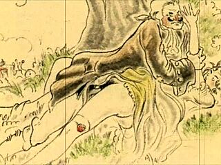 vintage erotic art teases with subtle seductive charm in every stroke.