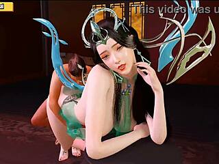 Yo, check this Hentai 3D with giant goddess and lucky guy in ep 40! 😍