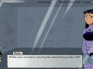 i’m cumming hard on blackfire in 18titans