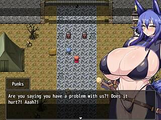 Karen the adventurer got cursed to be horny all the time, part 1