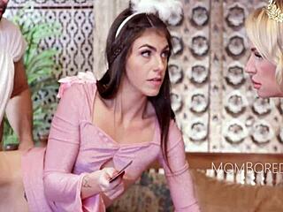 Aphrodite, goddess of love, getting freeused in this hot scene