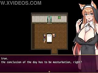 Hentai Sister of Different Species Explores Human Bondage, Fingering, and Blowjob in Anime Game Trials Part 1