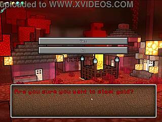 hey, check this hornycraft parody hentai with piglin happy ending!