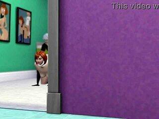 Danny Phantom Bangs His Mom in Sims 4 Action