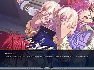 Kyonyuu Fantasy: Emeralia's H-Scene With Big Tits And Cumshot In Group Femdom