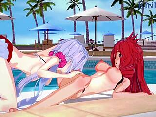 i love intense lesbian play in symphogear hentai