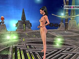 i watched an animated cartoon porn video of an indian bhabhi in sexy positions then masturbating with candle