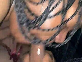 ebony bbw sloppy deepthroat big black cock