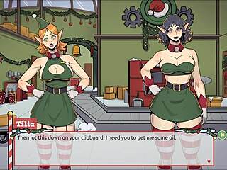 Claus Secret Xmas Hentai Game Ep 2 at Christmas Factory